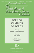 Por Los Caminos De Zorca SATB choral sheet music cover